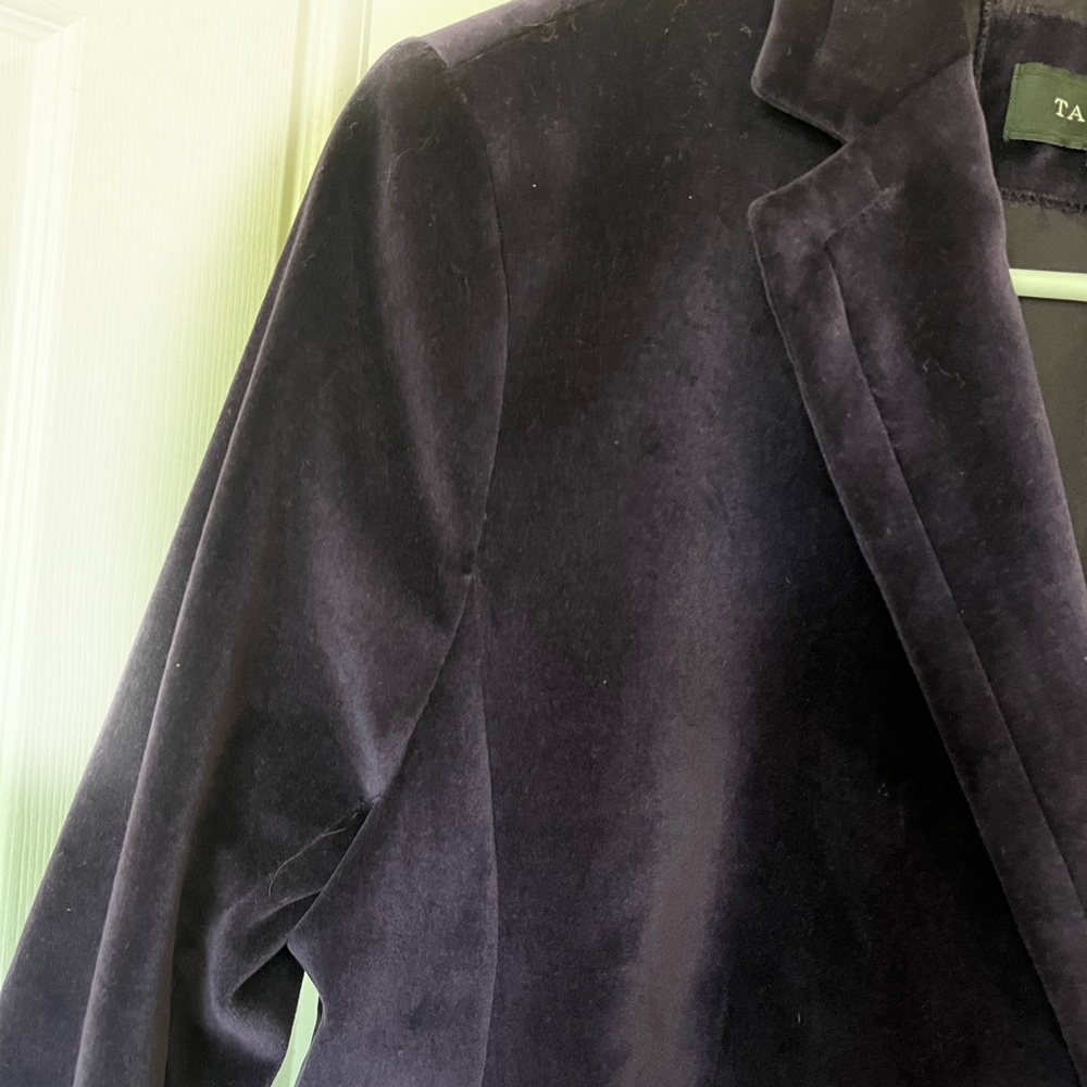 Talbots Purple Velvet Blazer - Picture 3 of 7